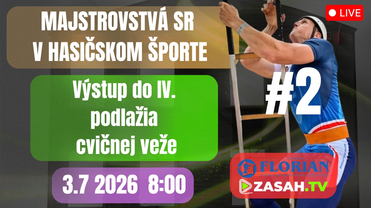 Majstrovstvá SR v hasičskom športe - veža 2. kolo - LIVE