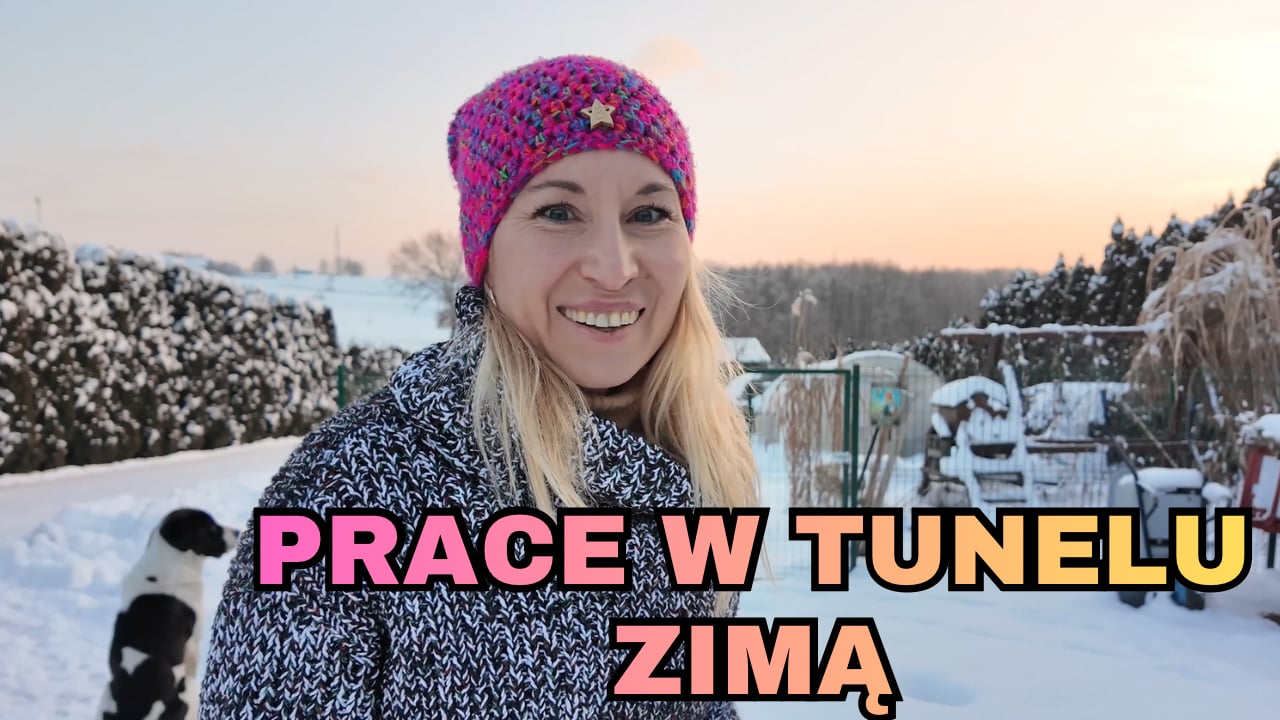 Woda / śnieg w tunelu to podstawia zdrowego podłoża. Moja darmowa siłownia zimą.