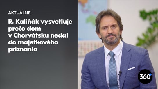"Dom v Chorvátsku kúpila manželka, lebo deti majú respiračné problémy," tvrdí minister obrany