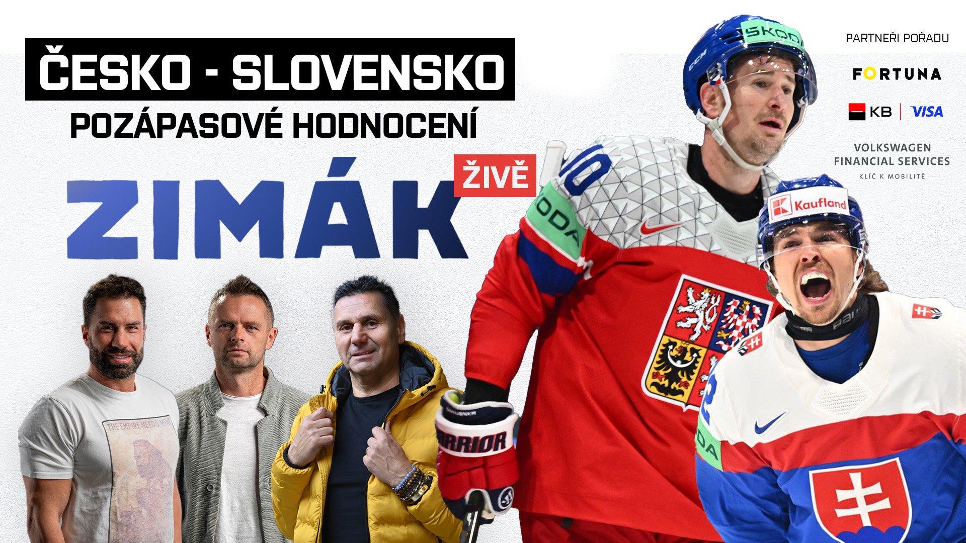 ZIMÁK MS po Slovensku: Pospíšil tam bláznil… Červenkův gól? Uznávejme i kopnutí, žádá Irgl | Zimák ŽIVĚ