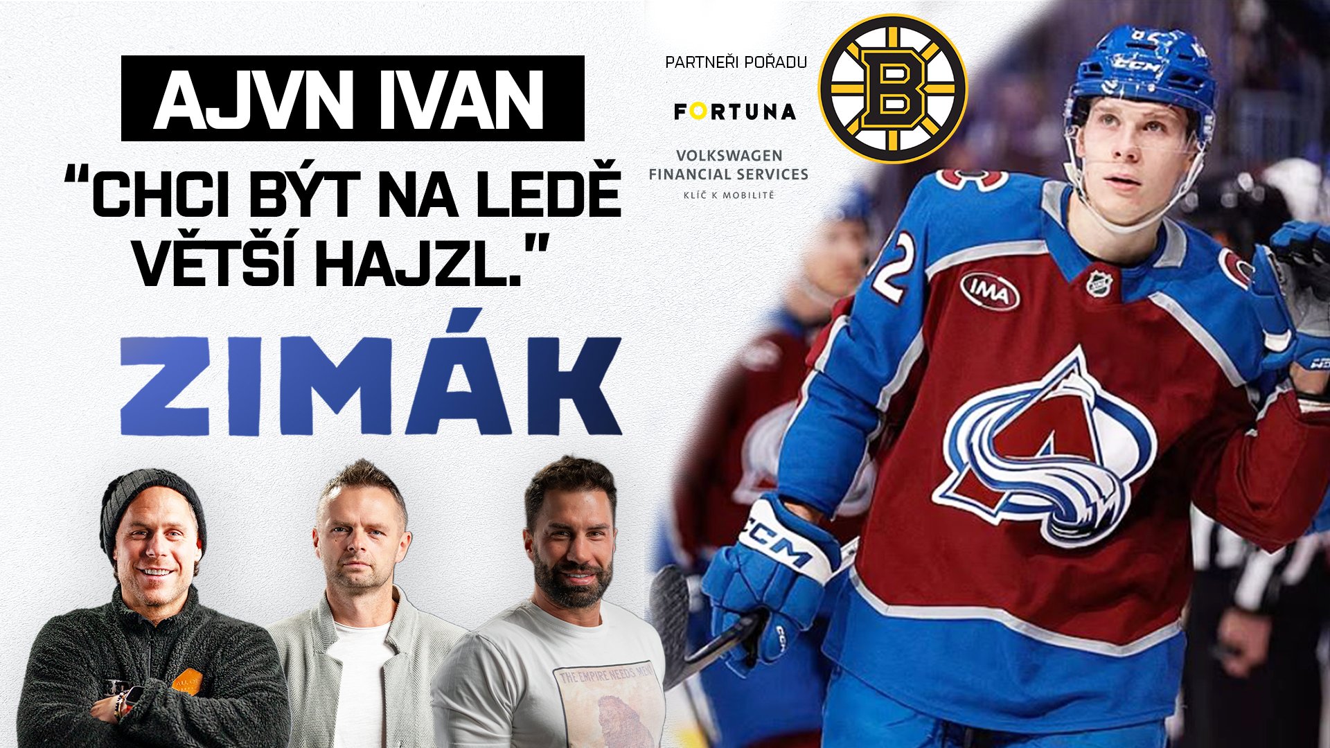 ZIMÁK s Ajvnem Ivanem: V Česku nevidím svou budoucnost. Vím, že budu hrát NHL