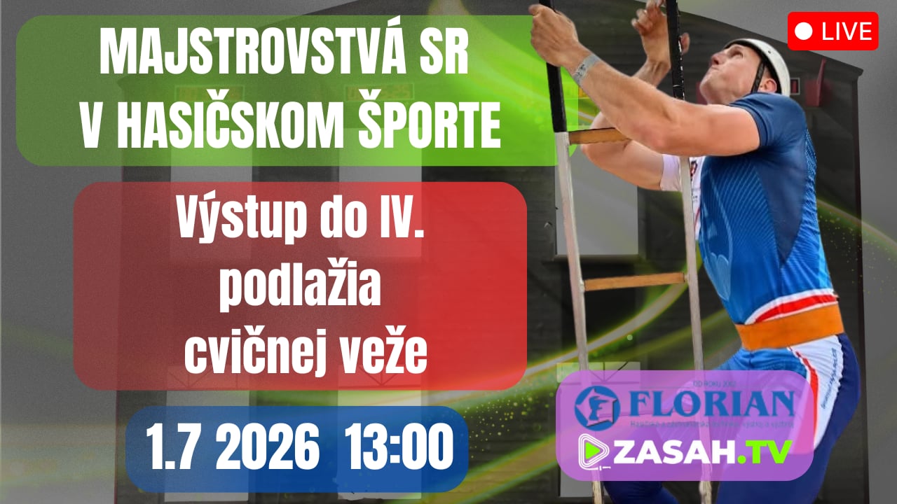 Majstrovstvá SR v hasičskom športe - veža 1. kolo - LIVE