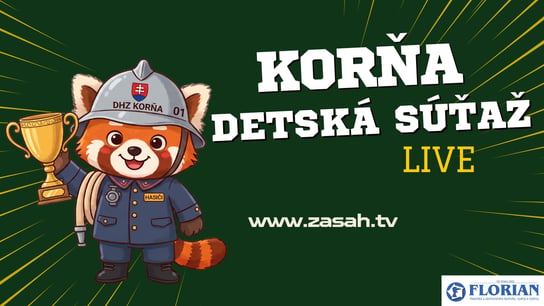 Detská hasičská súťaž v Korni - LIVE