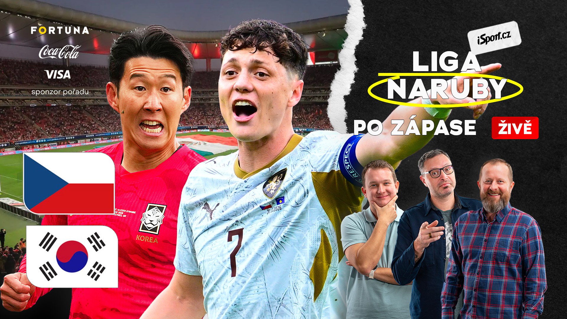 Fotbalovější Korejci, Holeš proti JAR musí hrát. Sojka překvapivý muž zápasu, co Krejčího slzy v mixzóně? | Speciál ŽIVĚ