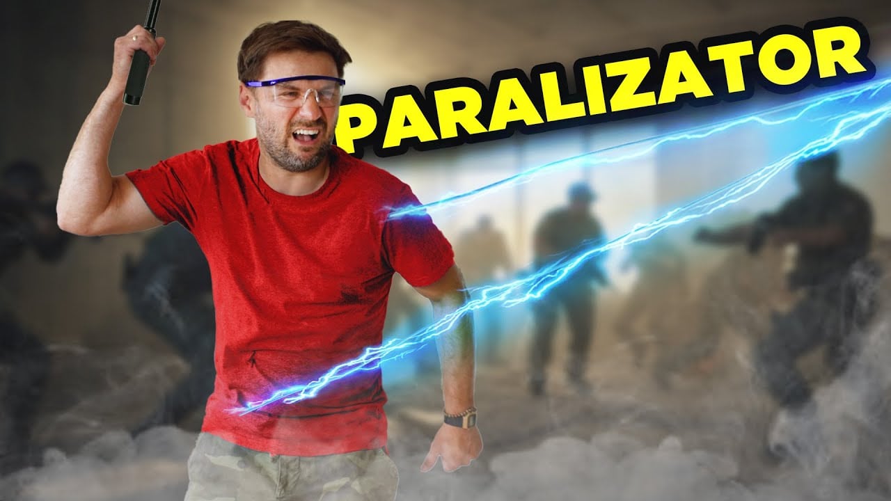 Testuję PARALIZATOR na SOBIE + TECHNIKI SAMOOBRONY