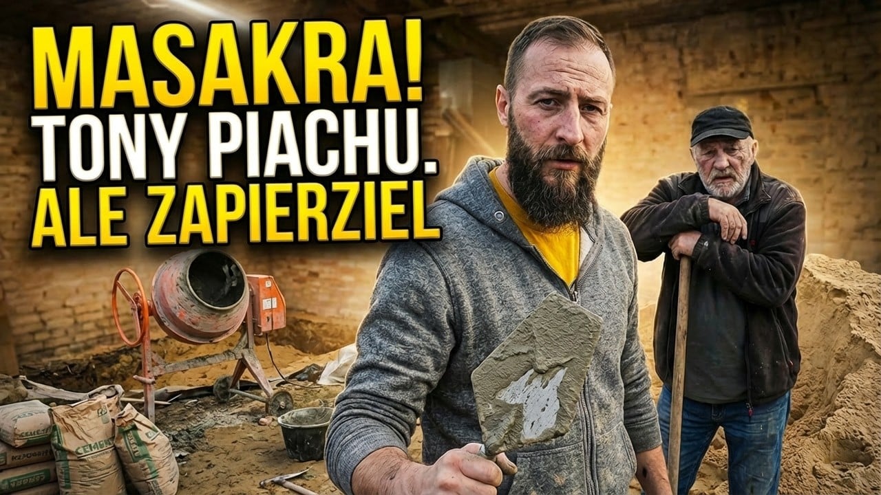 ALE ZAPIER... zalewamy chudziaki w 120 letnim domu – remont z tatą