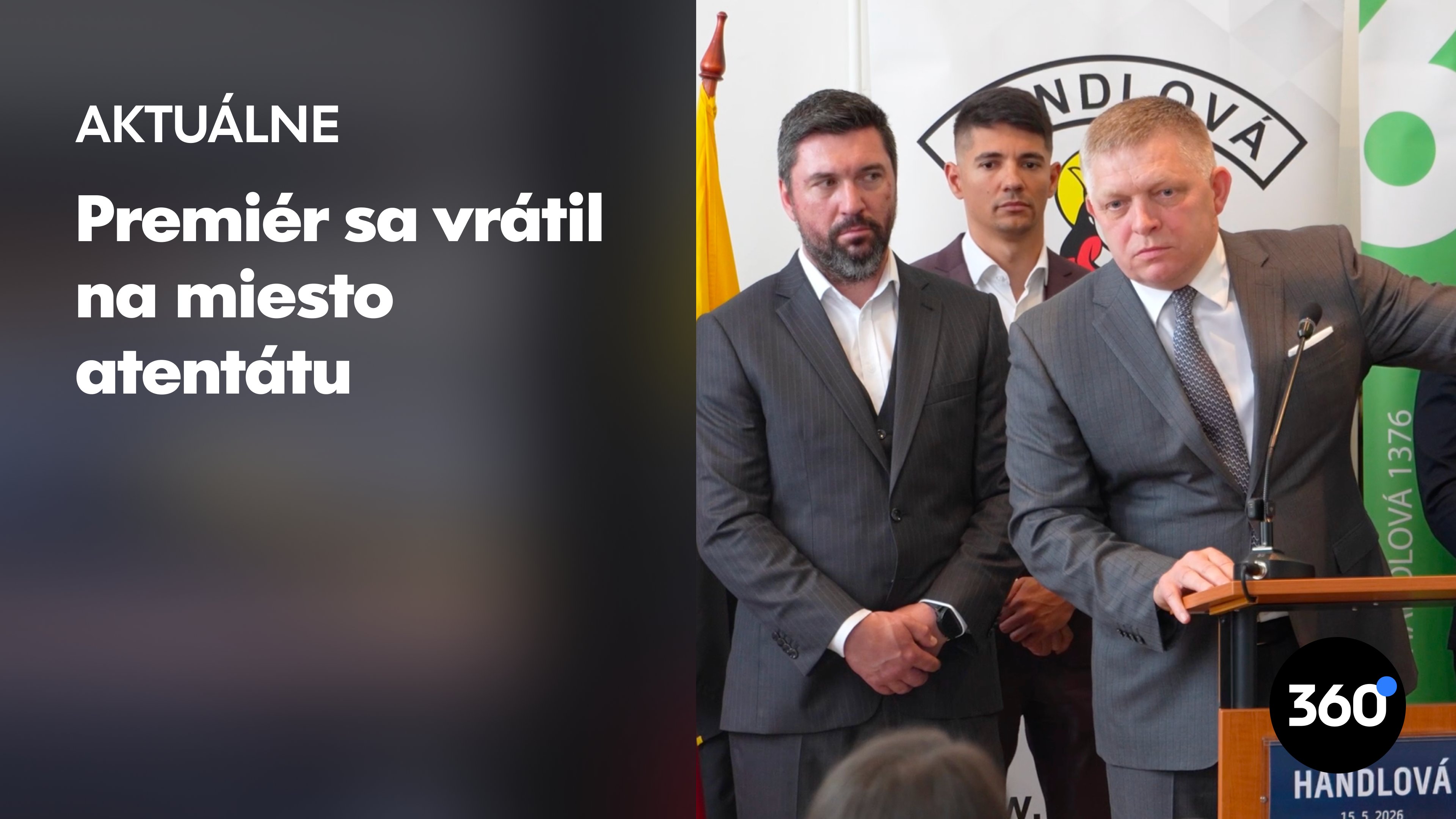 R. Fico hovoril v Handlovej, ako očakáva ďalší atentát, a vysvetľoval, prečo vraj nepríde kancelár Merz