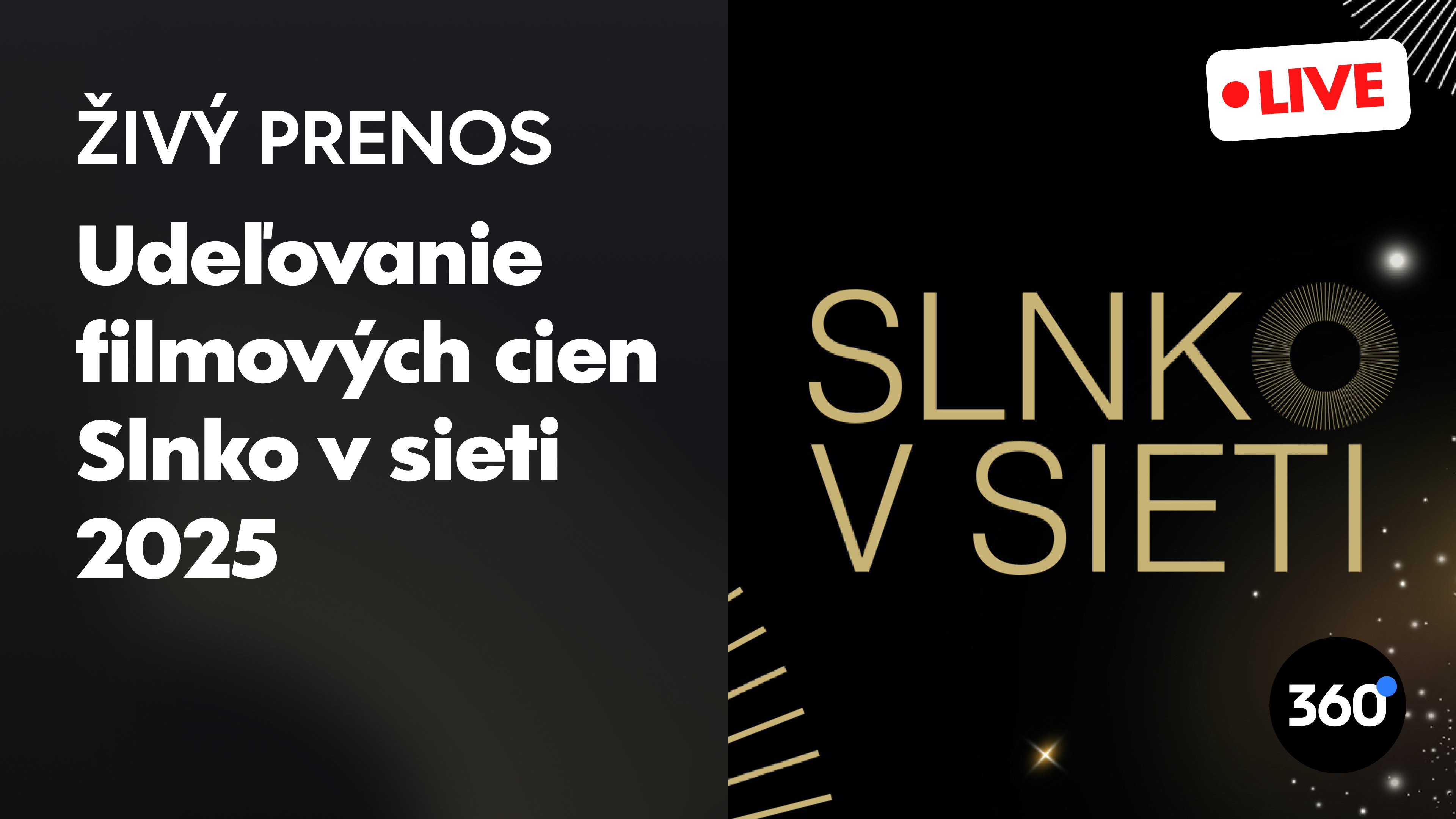 Slnko v sieti 2026 - Odovzdávanie národných filmových cien za rok 2025