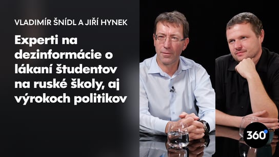 V. Šnídl: “50% ľudí počúva na ruskú propagandu. Pre Danka či Glücka je veľmi jednoduché sa im prihovoriť”