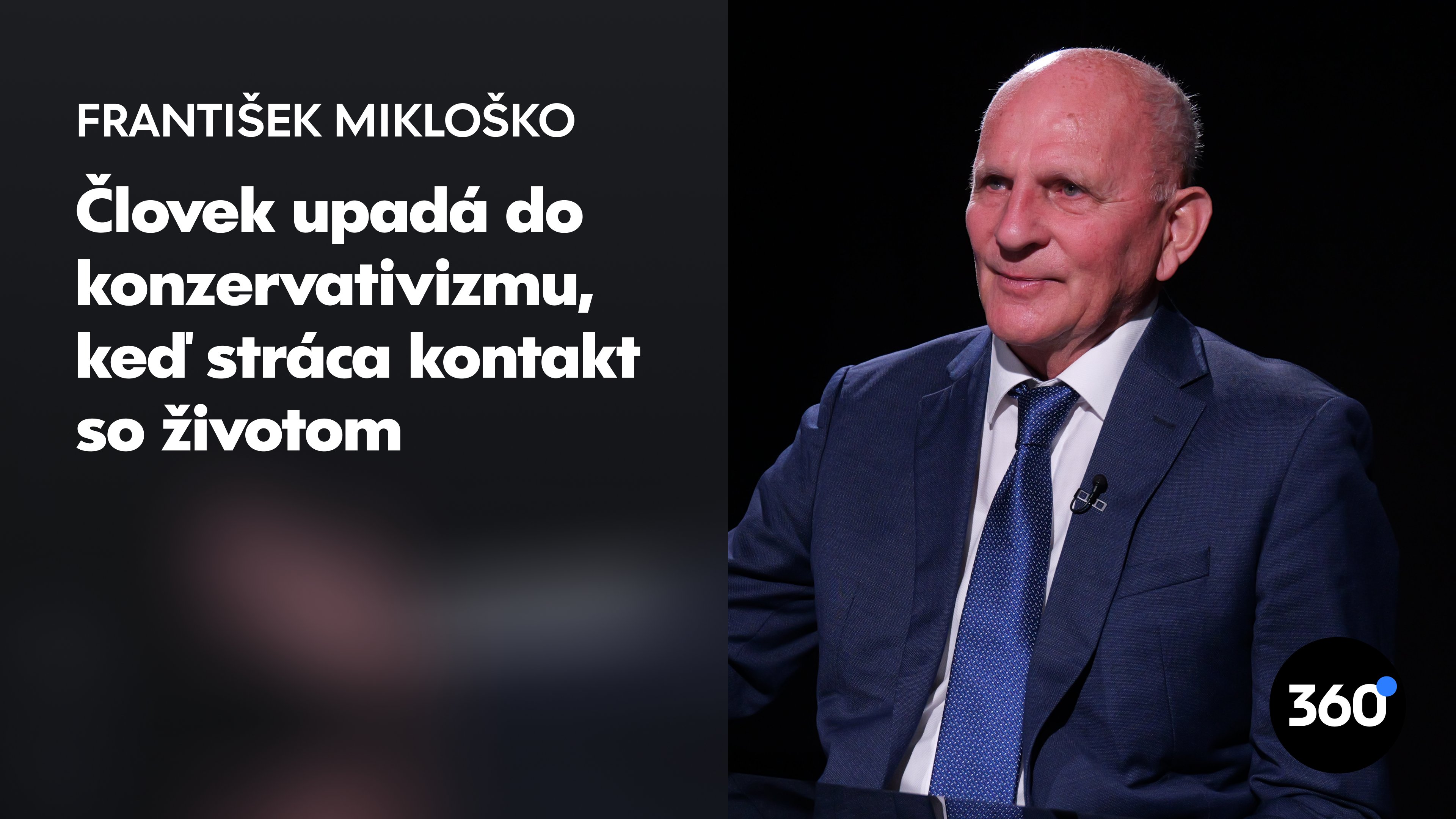F. Mikloško: "Veľmi rázne by som sa postavil voči Matovičovi. Buď chce spolupracovať alebo podporuje Fica"