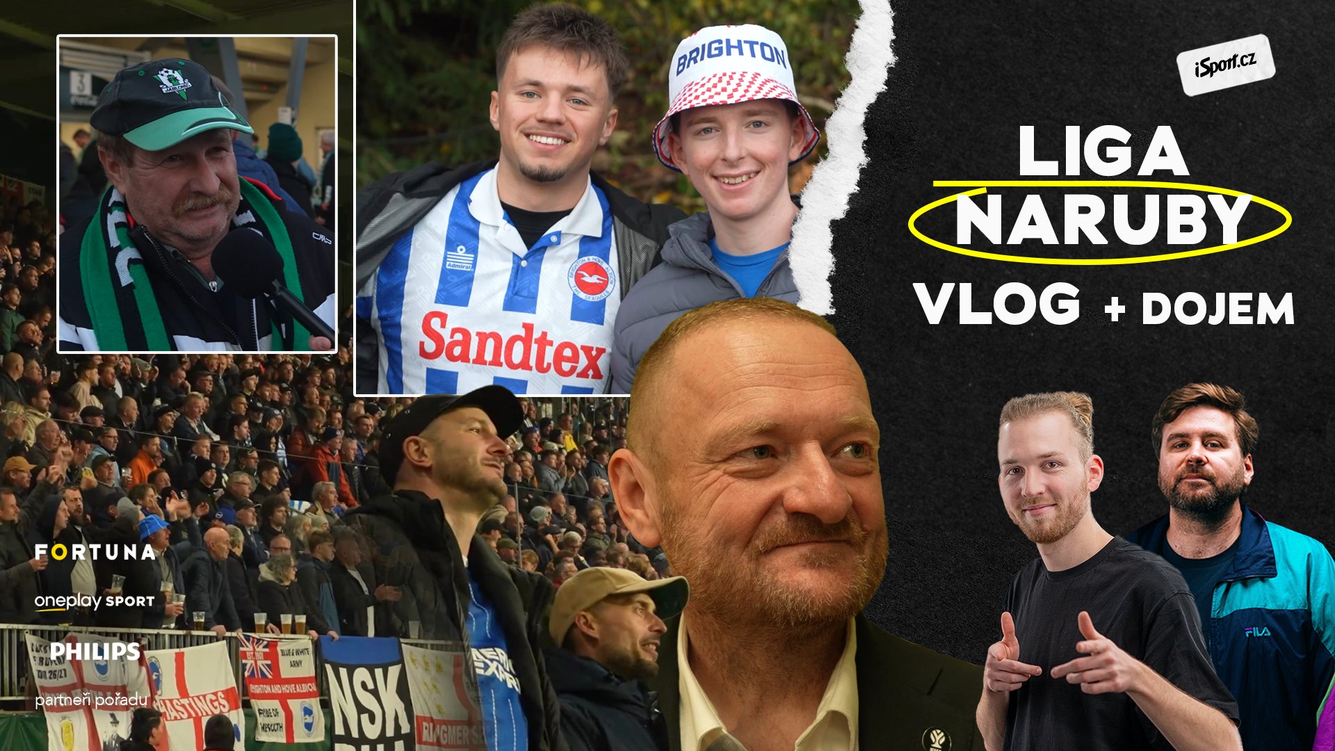 Manchester, Arsenal a teď... Jablonec! Invaze fans Brightonu: "Malý stadion? Taky jsme takový měli" | Videoblog