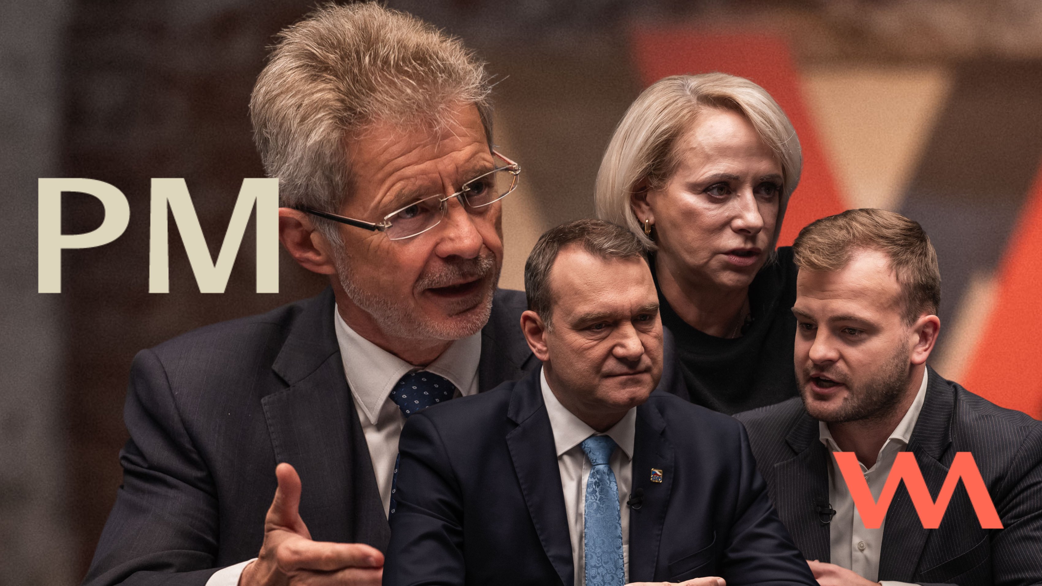 PM 18.10. Miloš Vystrčil (ODS), Radim Fiala (SPD), Benjamin Činčila (KDU-ČSL), Adriana Krnáčová