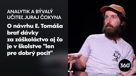 Analytik Čokyna: “Je tu skupina žiakov, aj v bratislavskom kraji, ktorá nedokončí strednú školu, môže to byť aj pre duševné zdravie”