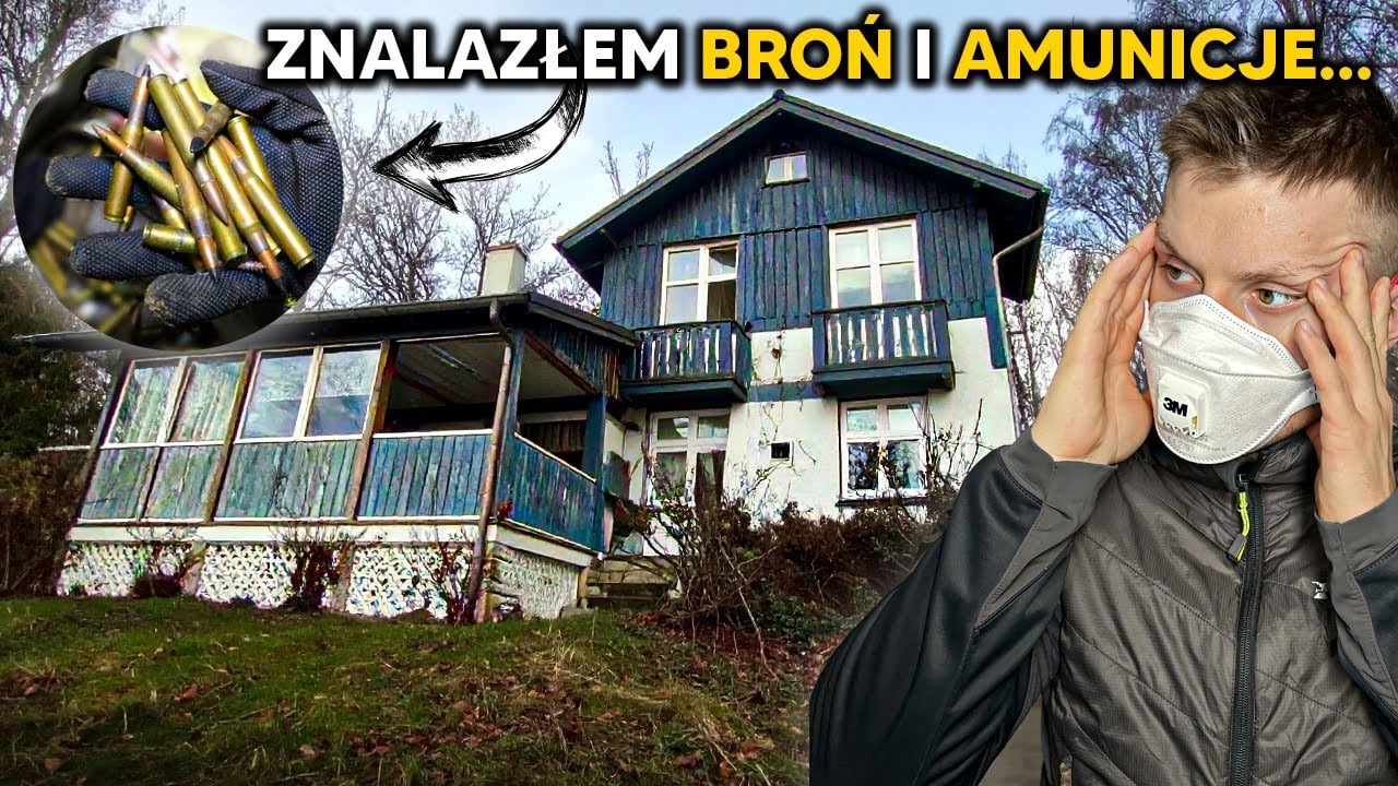 OPUSZCZONY DOM STRZELCA (ZNALAZŁEM BROŃ I AMUNICJE...) - Urbex POV