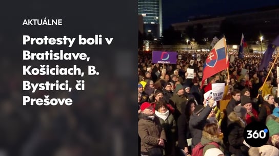 Proti ceste R. Fica do Moskvy a politike voči Ukrajine protestovalo 15 000 ľudí