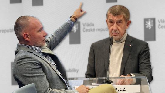 „Nedělejte z toho frašku!” Jak se Veselovský ptal, kdo řídí vládu, a jak zakročil Babišův mluvčí. Sledujte ostrý duel