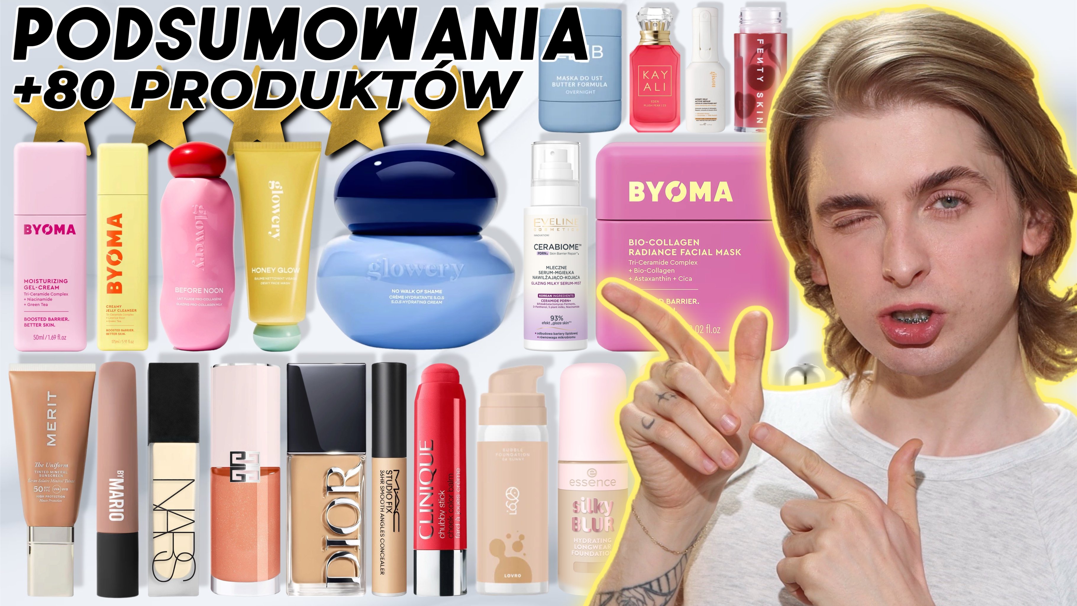 SZYBKIE RECENZJE | Podsumowanie PONAD 80 kosmetyków, które przetestowałem w zeszłym miesiącu! S04E03