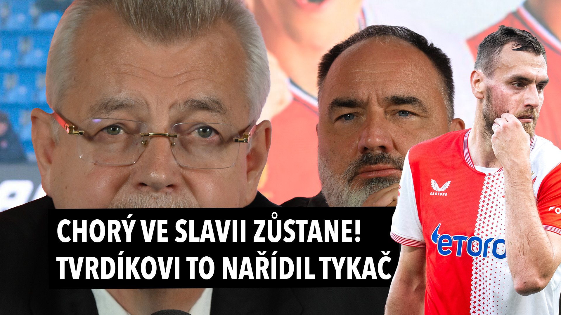 Chorý se vrací do týmu Slavie. Tvrdík: Nařídil mi to Tykač. Co reakce Trpišovského? | Tisková konference