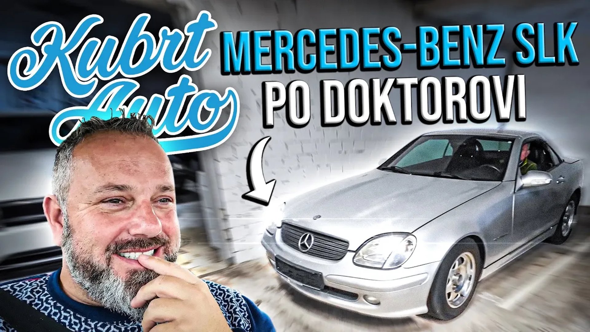 Mercedes-Benz SLK200 za 6 tis. €? Jak to vypadá, když si auto doktor nalakuje sám?