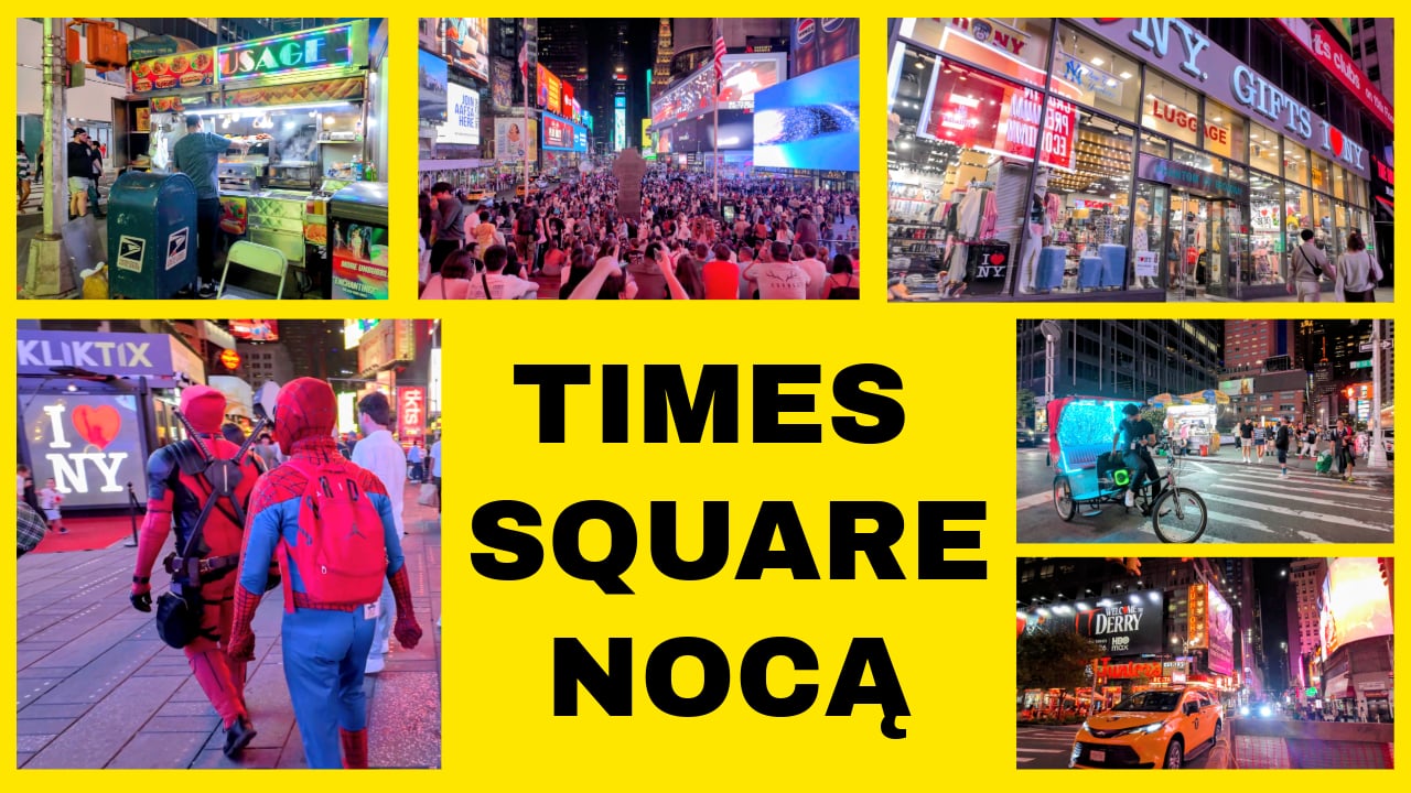 Times Square nocą