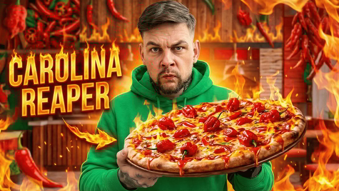 Maksymalnie: ZAMÓWIŁEM PIZZĘ Z CAROLINĄ REAPER - COŚ TU BYŁO NIE TAK 🥵