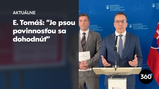 E. Tomáš o koaličnej kríze: 