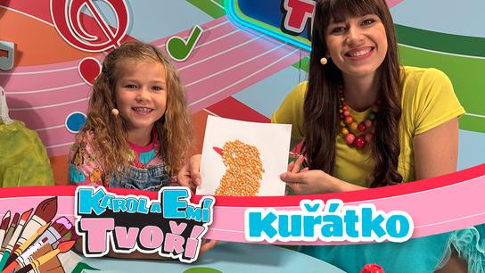 Kuřátko ze zrní - Karol a Emí tvoří 