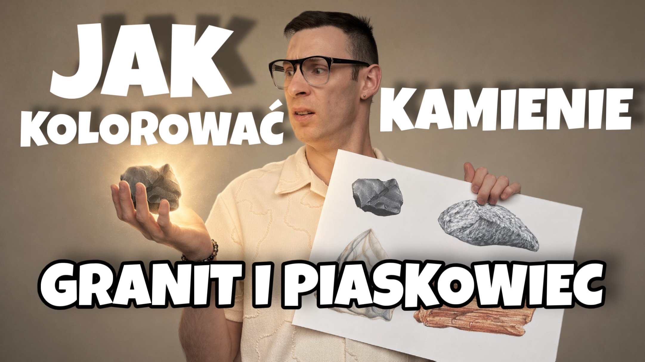 Jak kolorować KAMIENIE cz. 2 / GRANIT i PIASKOWIEC