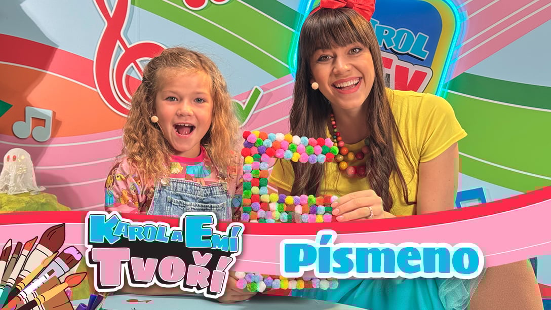 Karol a Emí tvoří - Písmeno z kuliček