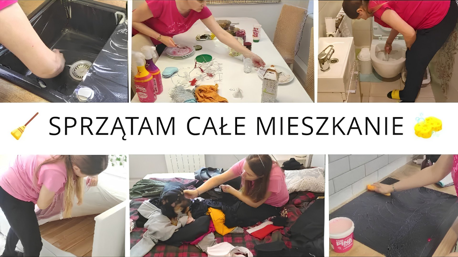 SPRZĄTANIE CAŁEGO MIESZKANIA 🧹 MOTYWACJA DO SPRZĄTANIA | Mania Sprzątania