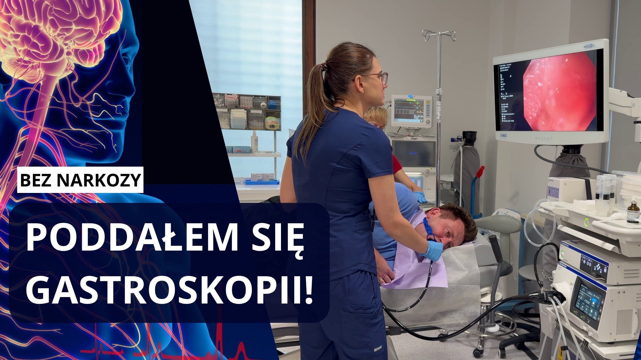 Poddałem się gastroskopii przed kamerami zobacz badanie! GASTROSKOPIA | BRAK ZNIECZULENIA | GIZA