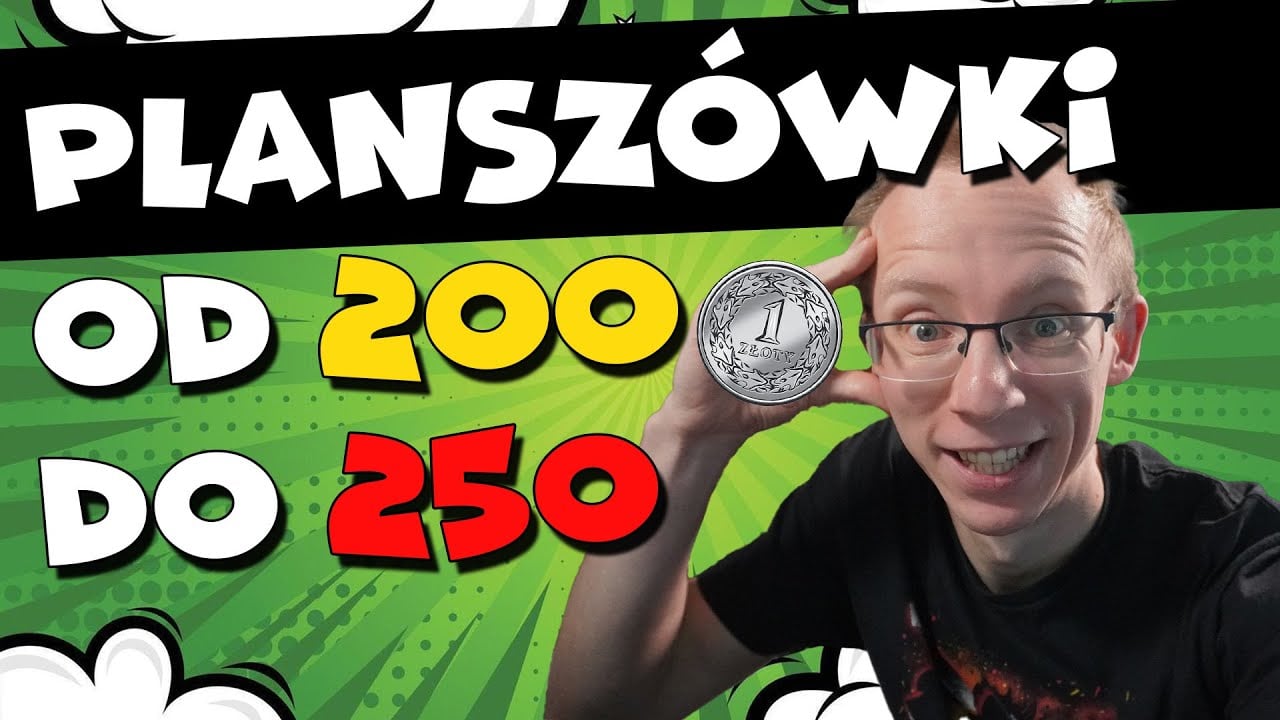 Najlepsze planszówki od 200 do 250 zł | Polecajka