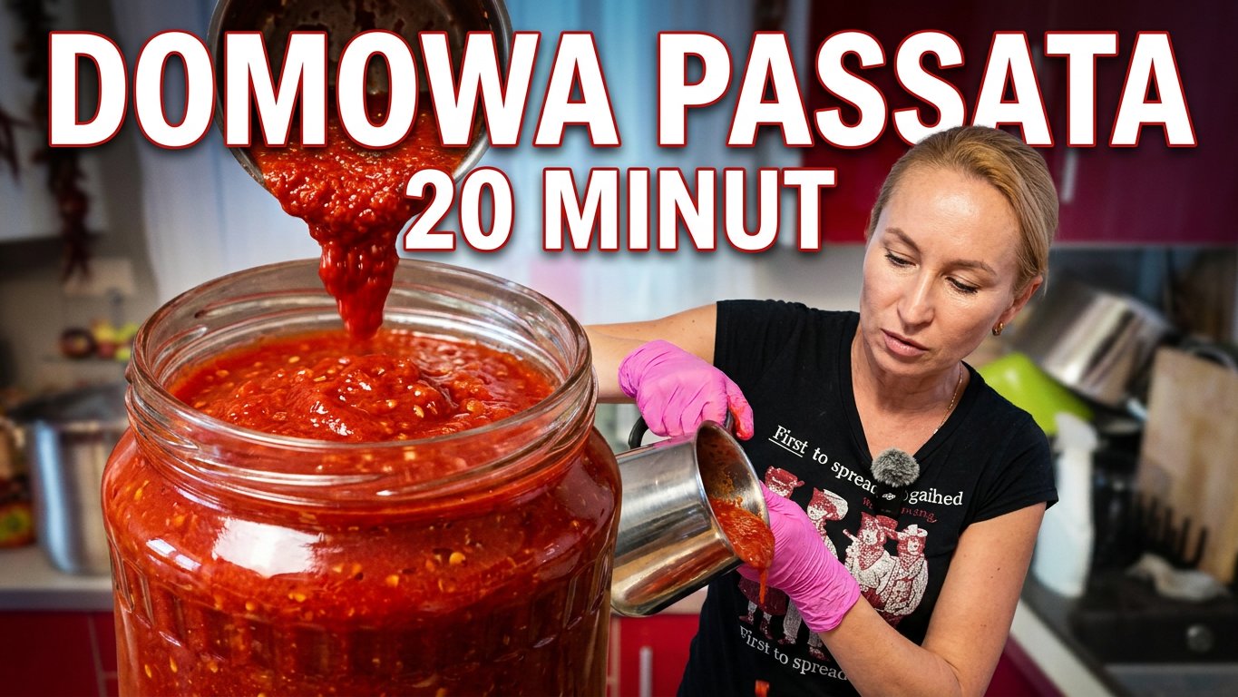 Domowa PASSATA i SOK w 20 minut! Bez gotowania godzinami 🍅