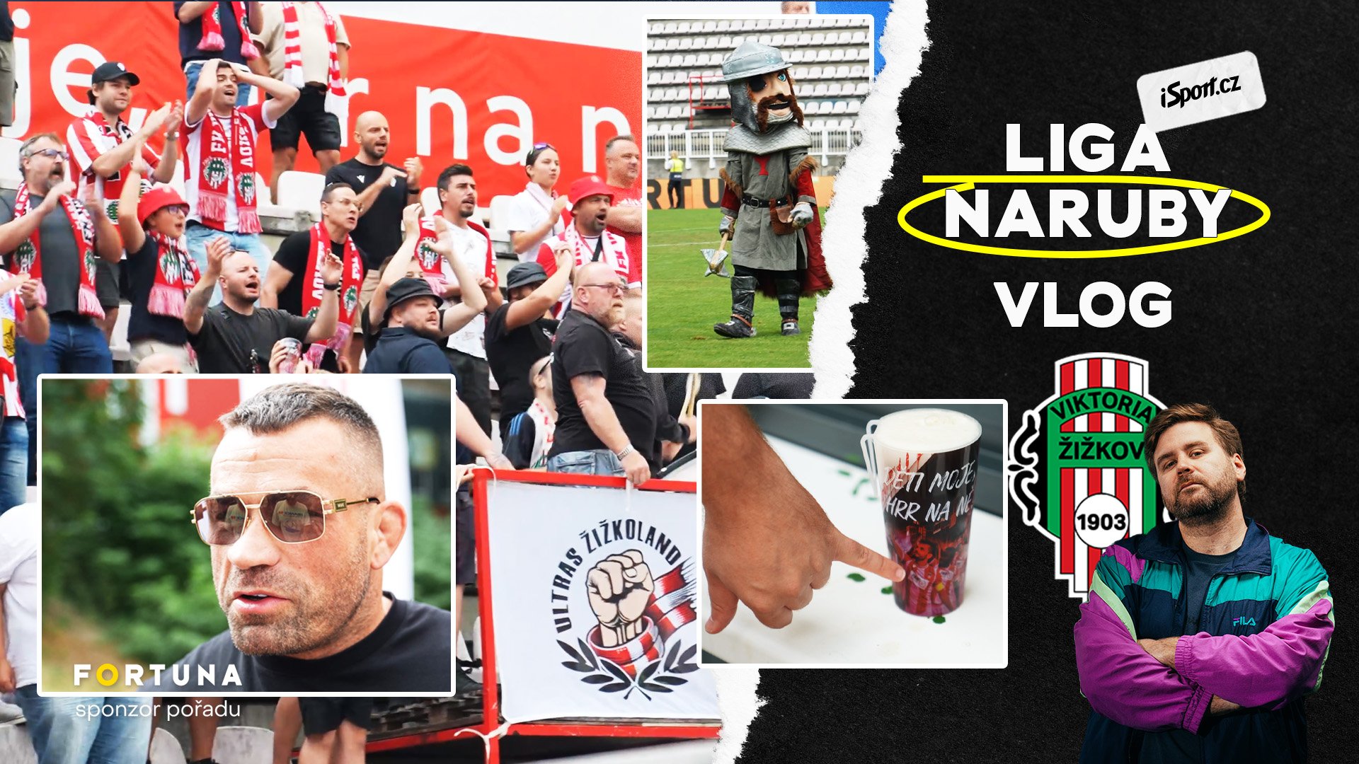 Fotbal v neděli ráno? Na Žižkově tradice! Fandí i Vémola a nová tribuna už příští sezonu | Videoblog