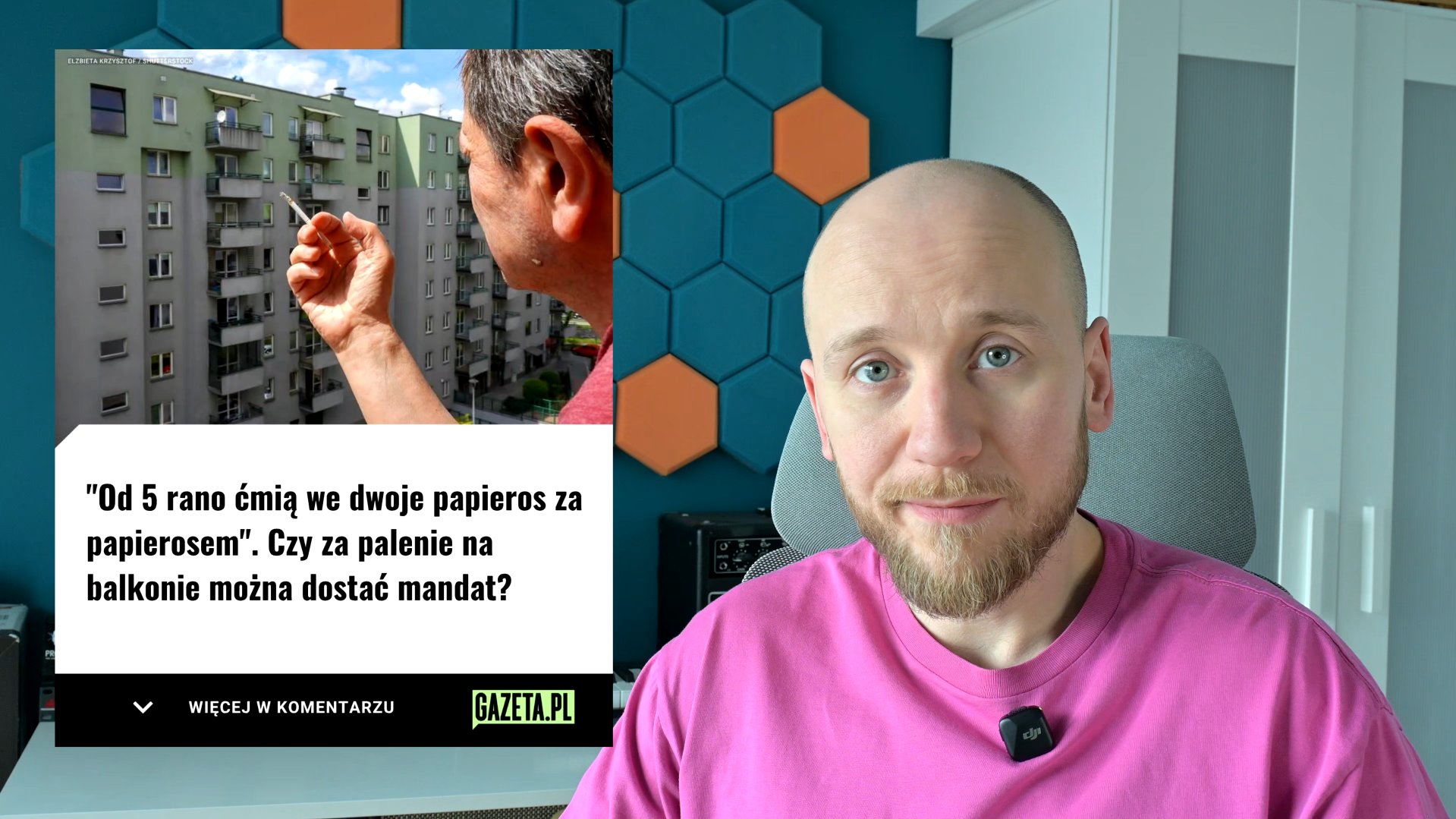 Polska Komentująca - wersja reżyserska - palenie papierosów na balkonie