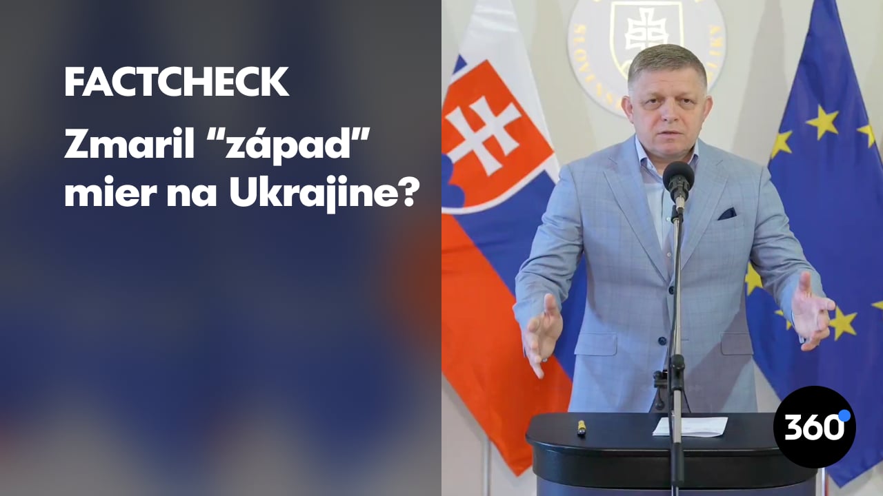 R. Fico: “Mierovú dohodu medzi Ruskom a Ukrajinou v roku 2022 zastavil západ.” Overili sme, aká bola realita