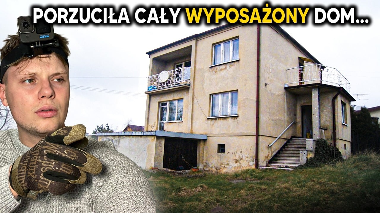 PORZUCONY DOM PIĘTROWY PEŁEN WYPOSAŻENIA Z 2 SAMOCHODAMI I TRAGICZNĄ HISTORIĄ... - Urbex POV