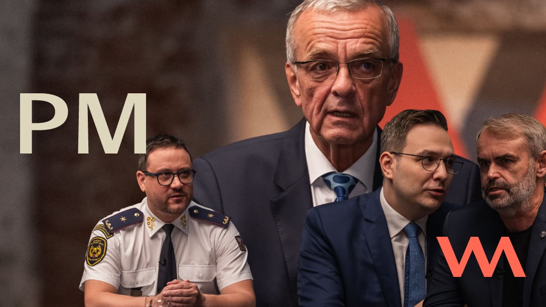 PM 6.9. Miroslav Kalousek, Jan Lipavský (nestr. za ODS) a Robert Šlachta (Přísaha), Daniel Milkós