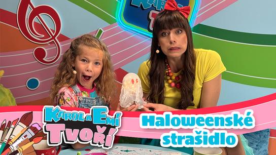 Halloweenské strašidlo - Karol a Emí tvoří