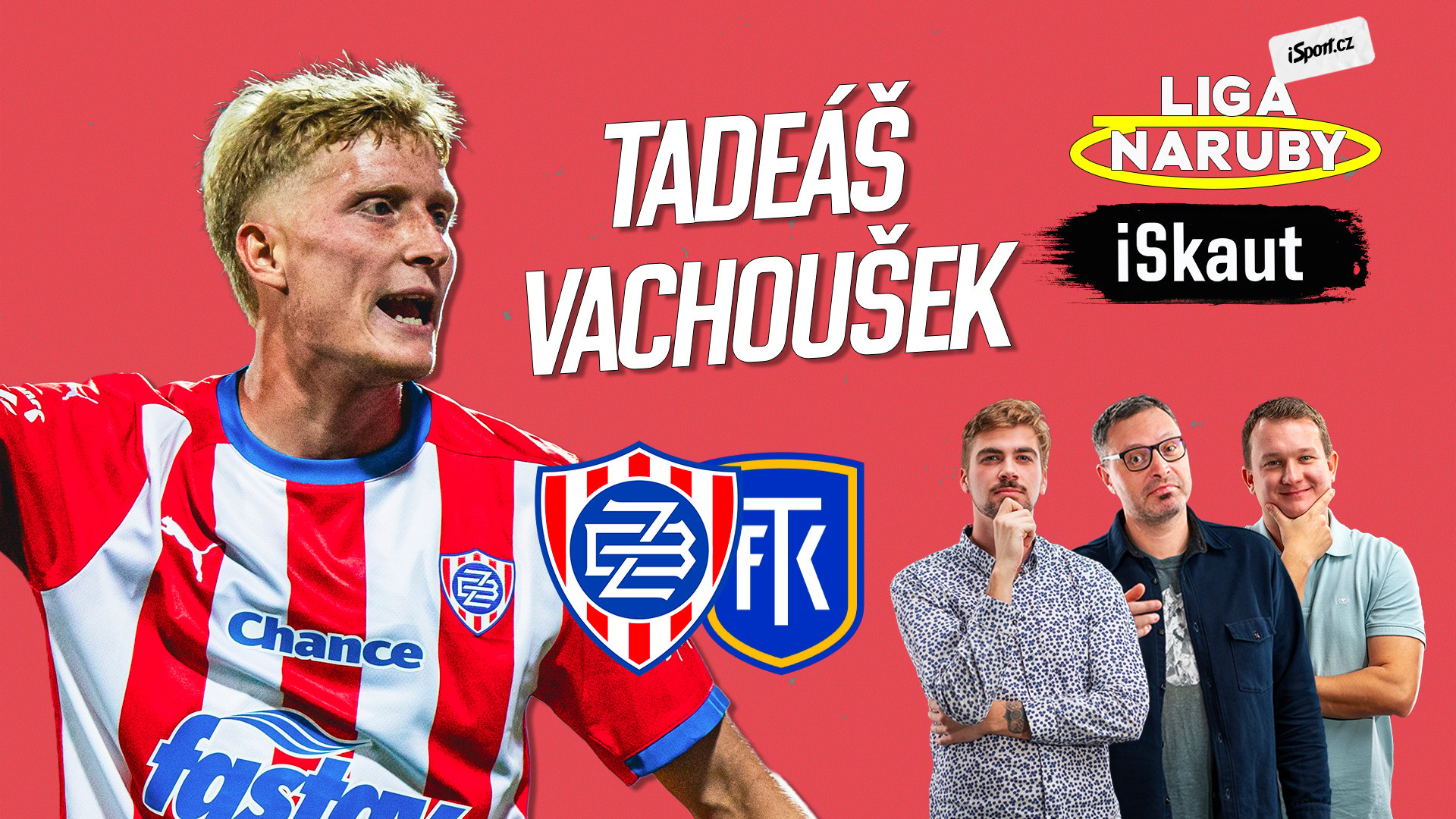 Mladá hvězda Zbrojovky: charakterní univerzál Vachoušek nevypíná, navíc hrozí skrytou zbraní. Která to je? | iSkaut