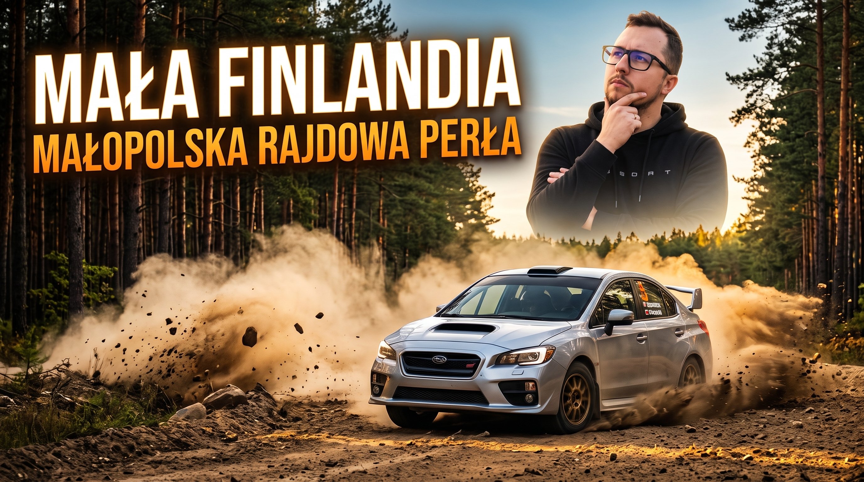 Rajdowy klimat jak dawniej! Latanie bokiem na "Małej Finlandii"