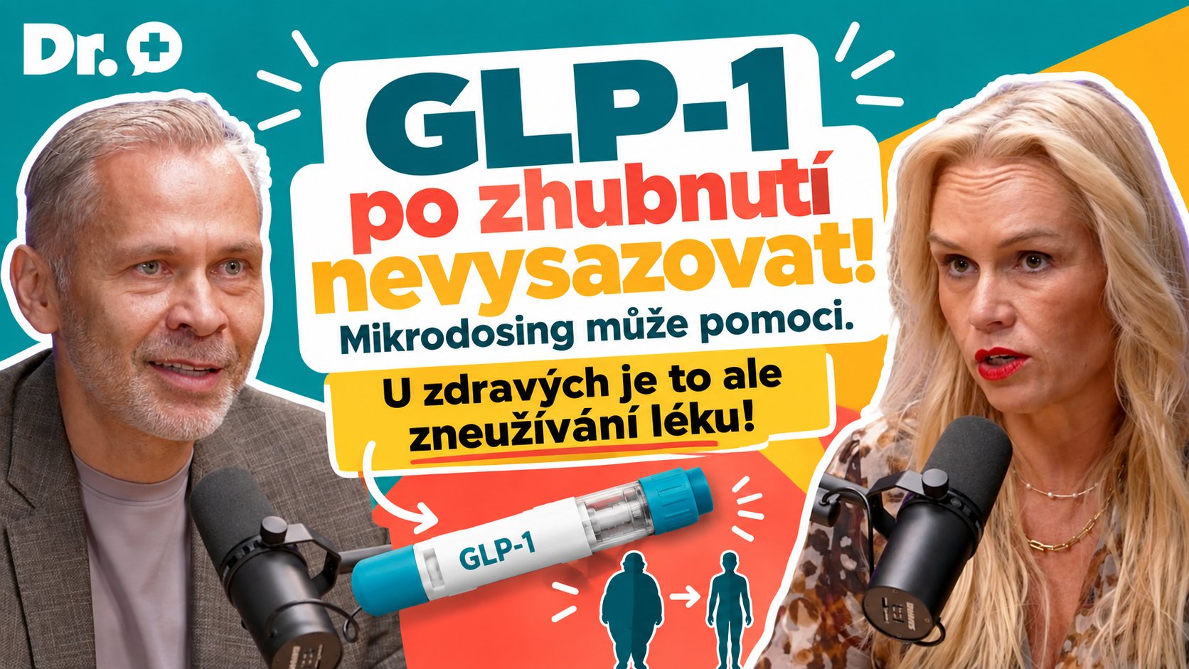 GLP-1 po zhubnutí nevysazovat! Mikrodosing může pomoci. U zdravých je to ale zneužívání léku!