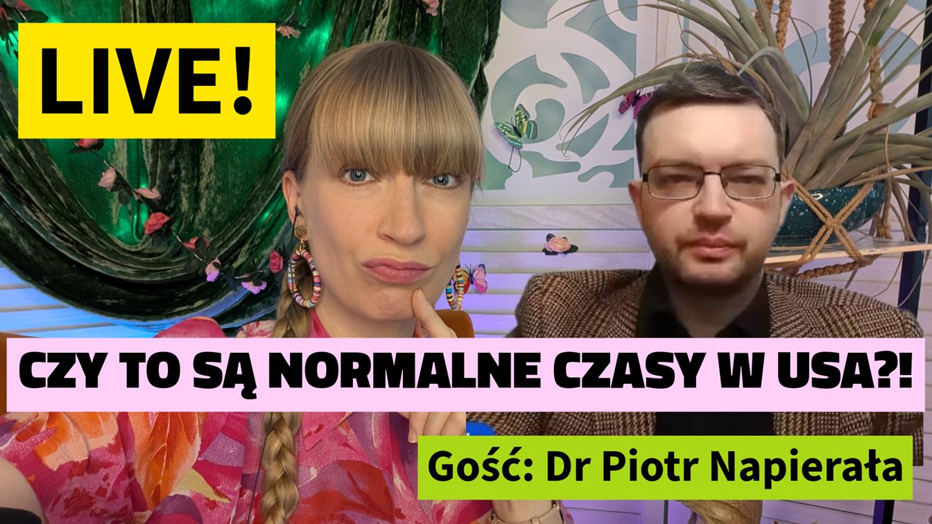 LIVE! Czy to są normalne czasy w USA_! Wywiad z profesorem historii dr Piotr Napierała