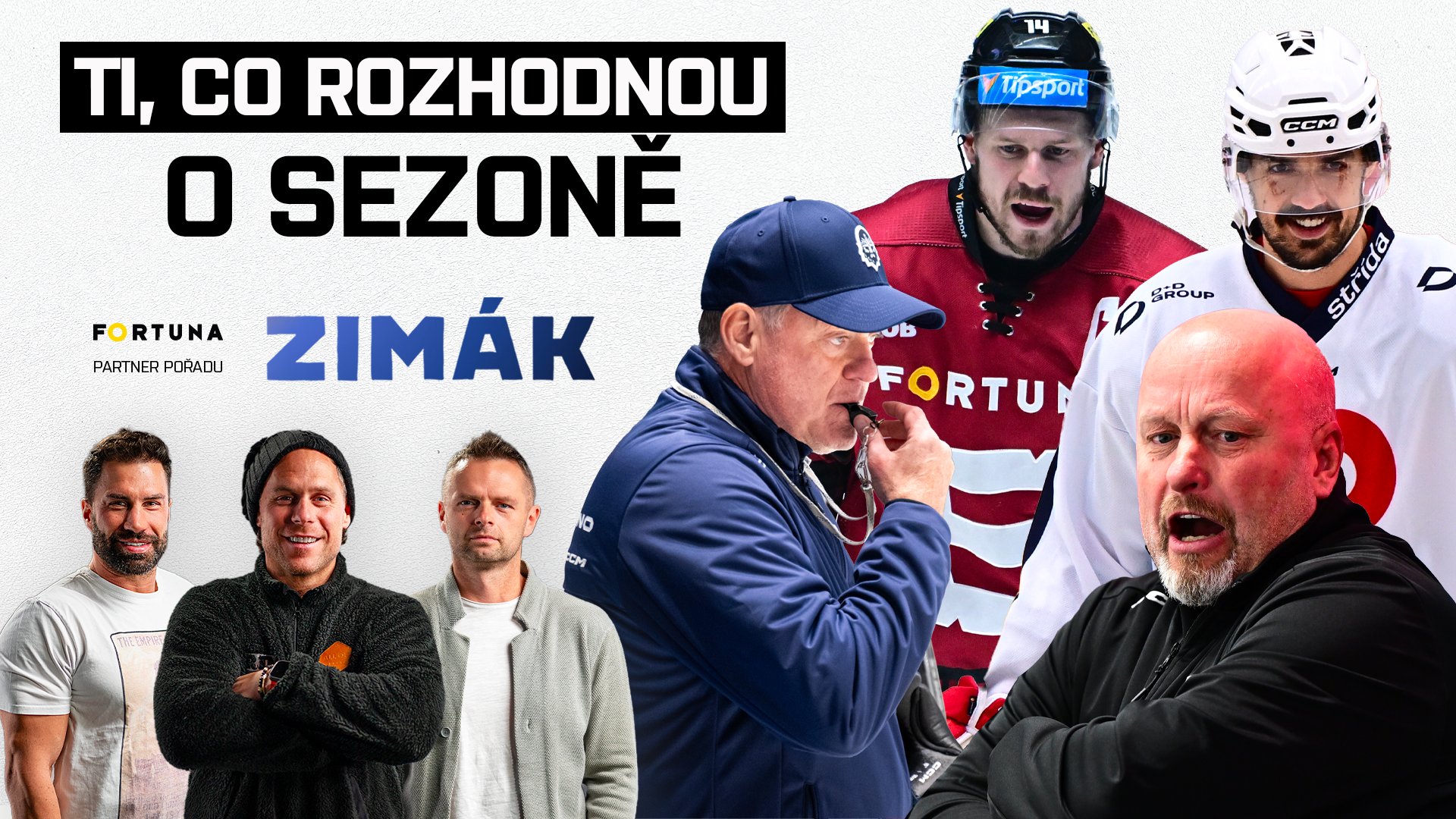 MVP všech týmů, Stránský dá 40 gólů, tipuje Duda. Jak je to s platy trenérů? | Zimák