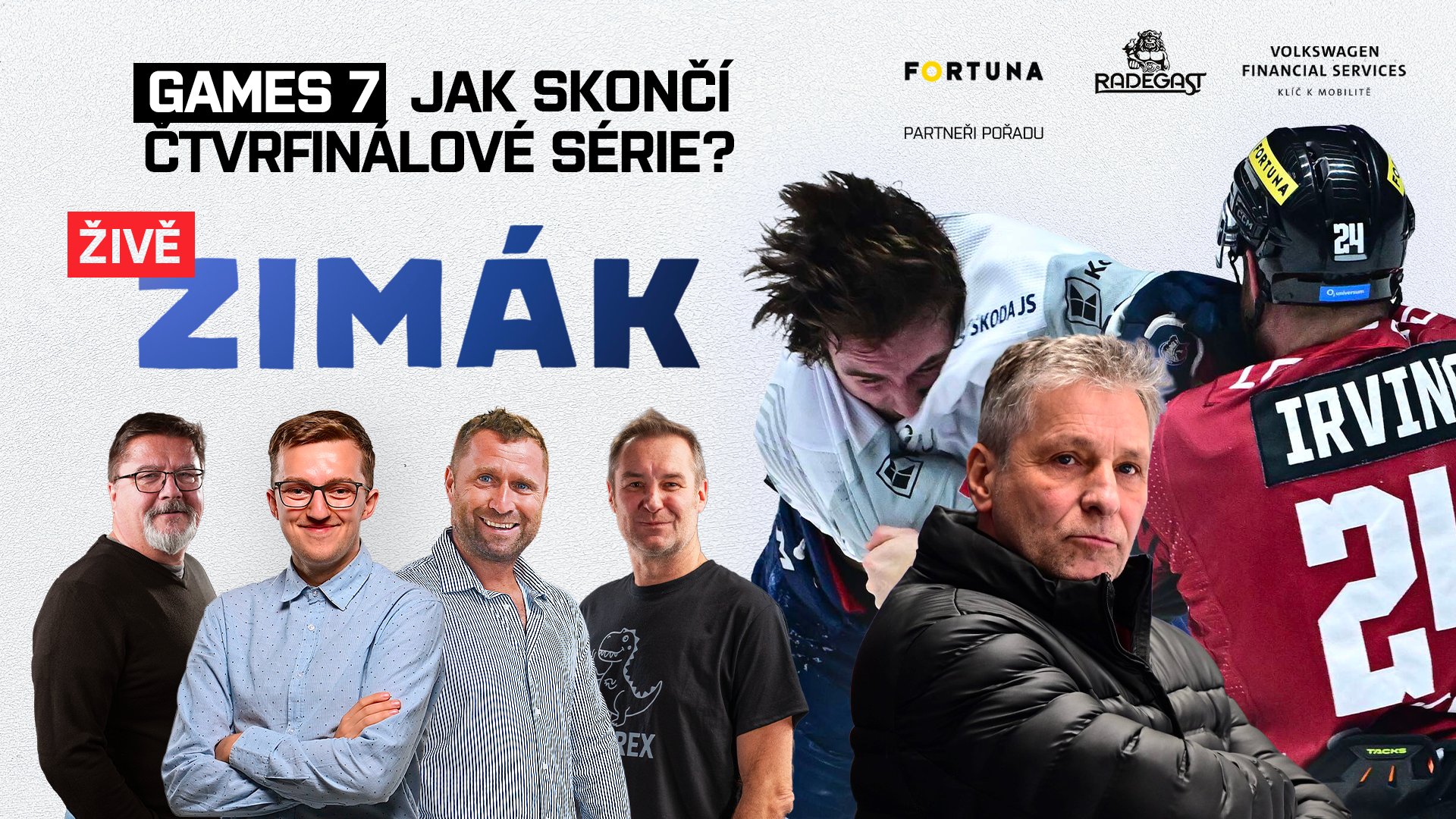 Zimák ŽIVĚ: Zvládne Sparta 7. zápas? Pokuta i krádež puku, geniální tah Varů. Změny v Brně a Olomouci