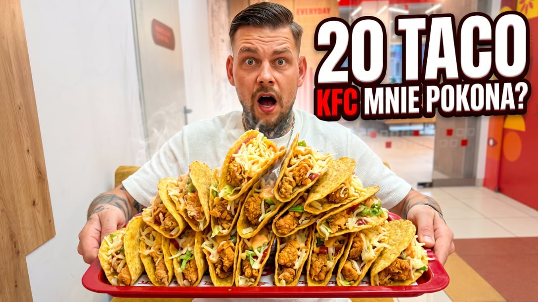 Maksymalnie: ZAMÓWIŁEM 20 TACO Z KFC I PRÓBOWAŁEM TO ZJEŚĆ!
