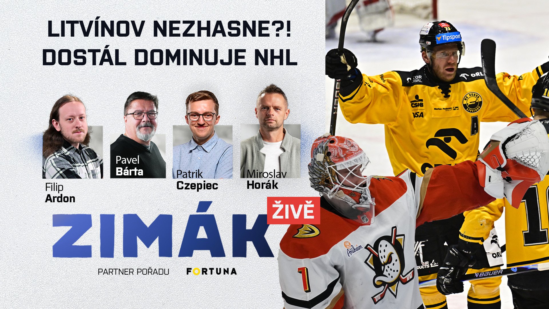  Zimák ŽIVĚ: Reichel trénuje Litvínov! Pardubicím se upsal Sedlák. Pokuty na Spartě