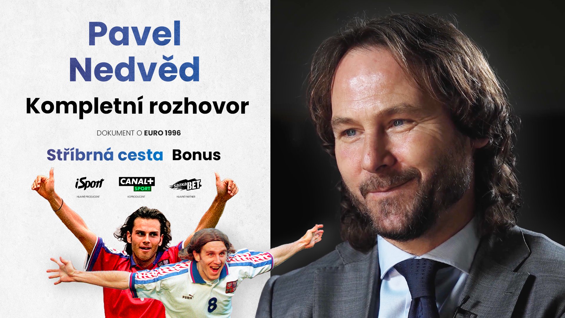 Nedvěd: EURO 96 bylo absolutní převrat, bez něj bych Zlatý míč nezískal. V čem byl jako Ronaldo? | Stříbrná cesta