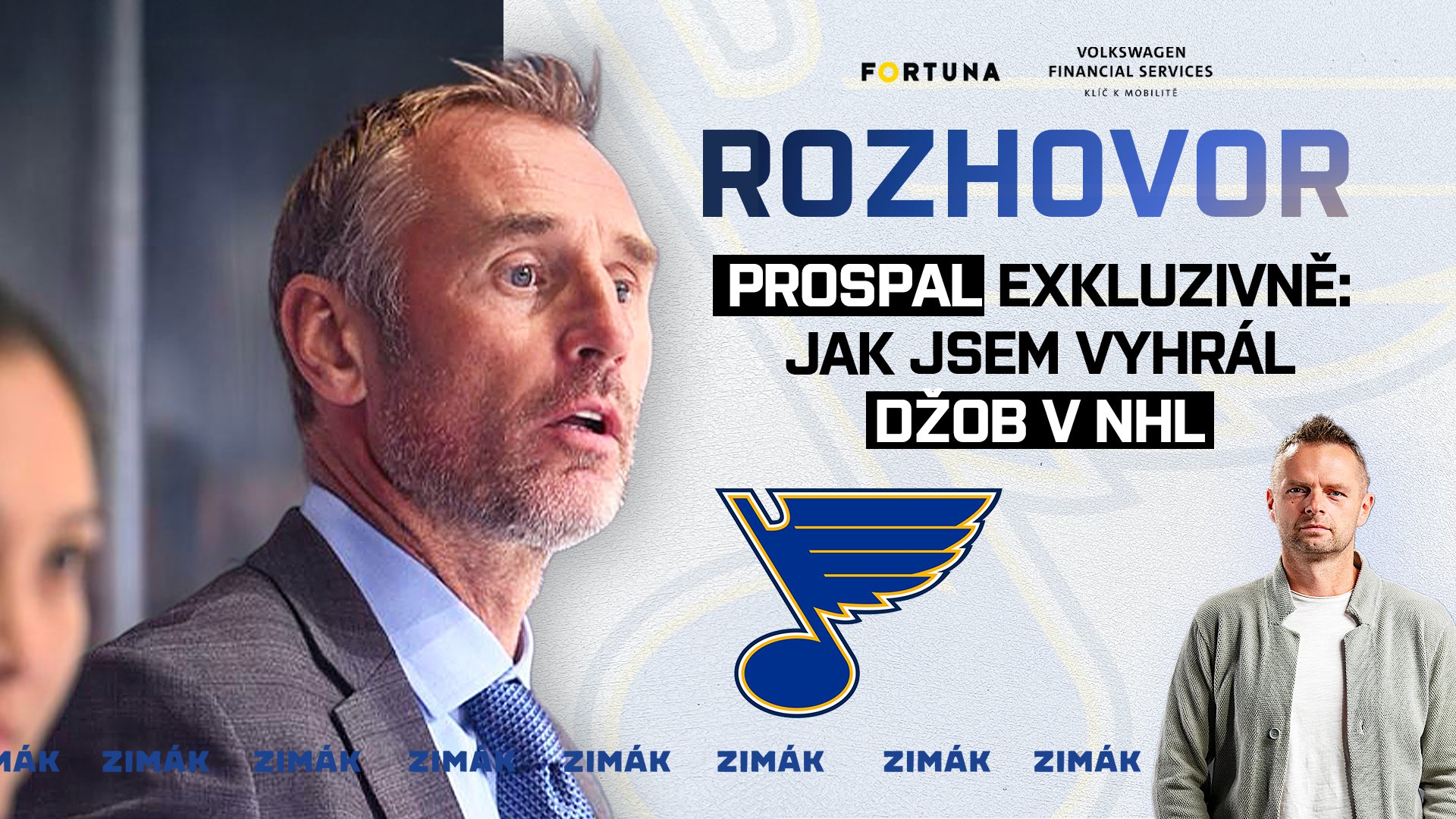 Zimák s Prospalem: Detaily získání práce v St. Louis. Byly i slzy. Česko moc negratulovalo