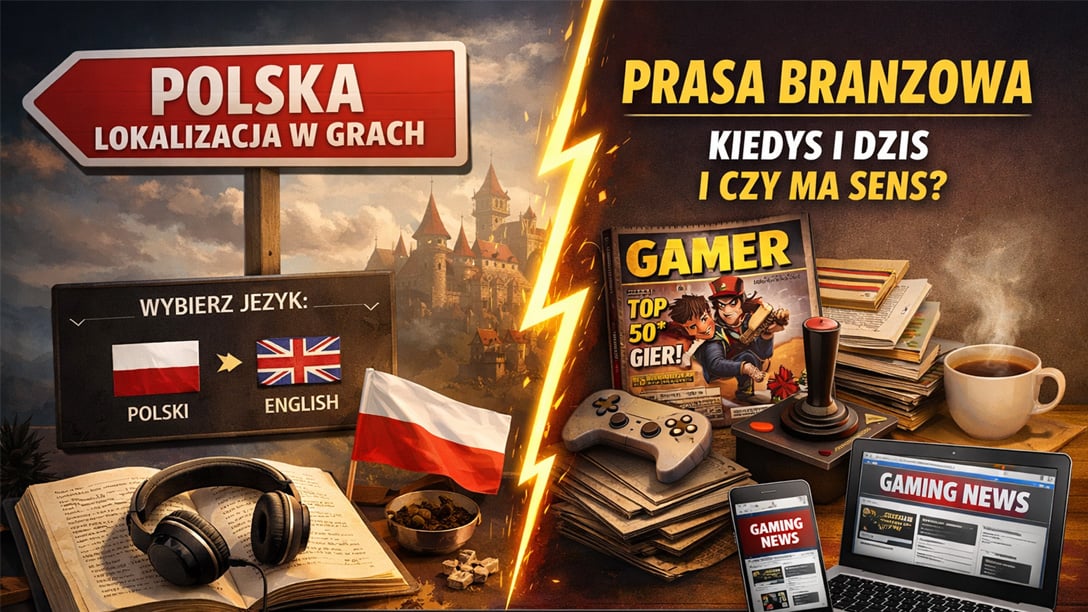 Polskie dubbingi i upadek prasy gamingowej… Co się stało?